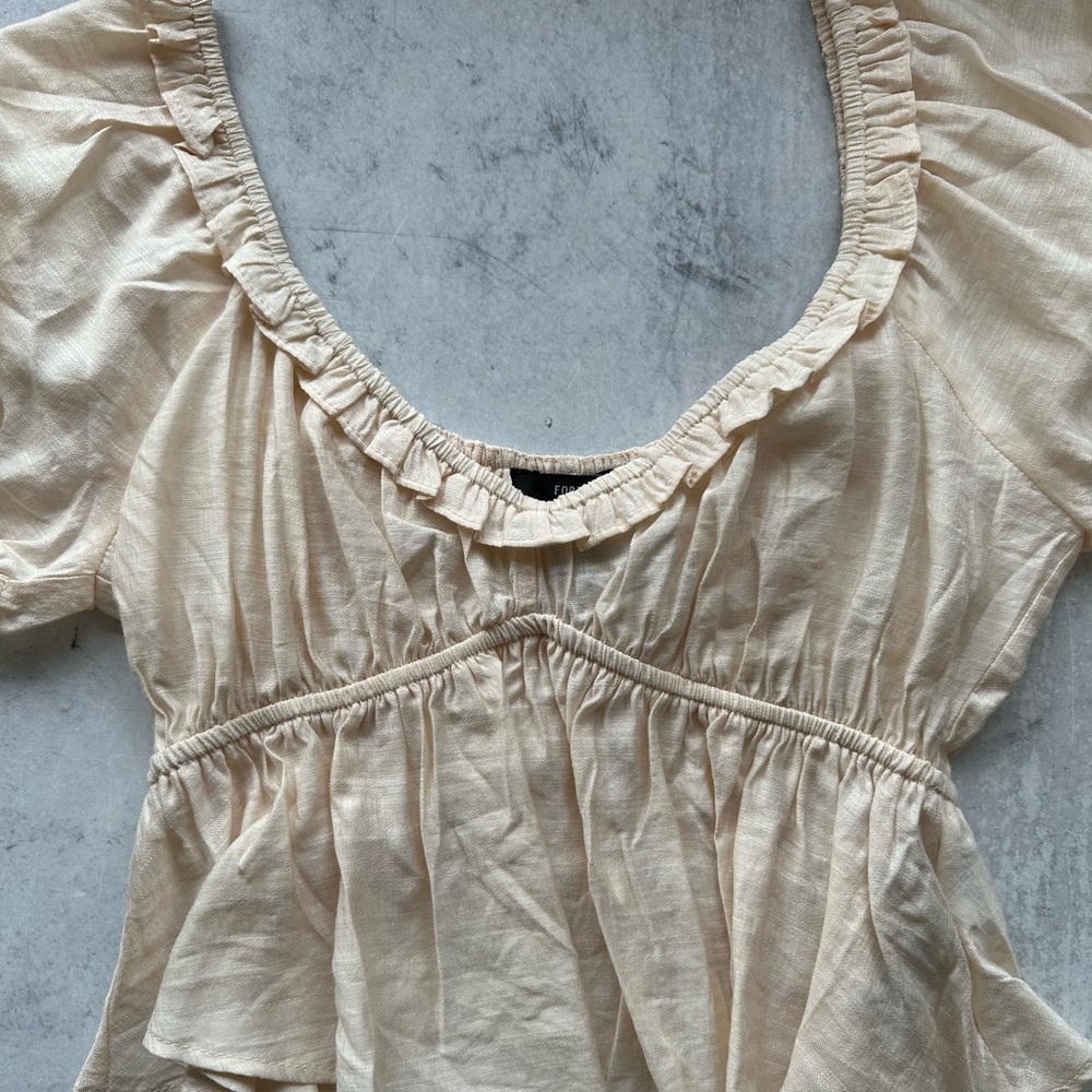 Cropped Babydoll Top